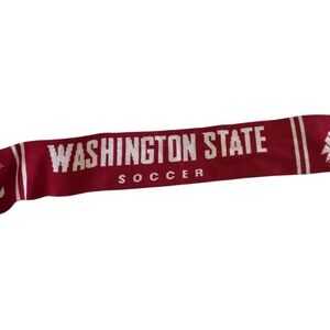 Washington State Cougar Soccer Scarf- maroon